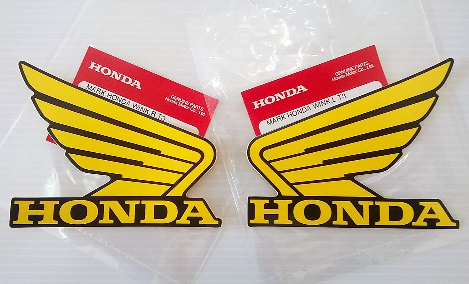 Online Shopping Sports Honda Wings Fuel Tank Gas Tank Stickers Decals 2 X 100mm Yellow Black Left Right Brand New Team Promotions Sonoritaaparelhosauditivos Com Br