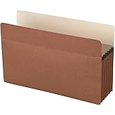 Office Depot Standard File Pocket, 5 1/4in. Expansion, Legal Size, Brown, OM01414