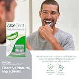 Aloe Dent Aloe Vera Teeth Whitening Strips 28 Strips 14 Day Treatment view 3
