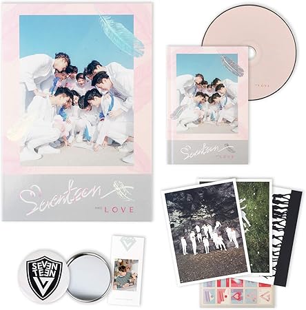 Seventeen 1st Album Love Letter Love Ver Cd Photobook Sticker Photocard Postcard Free Gift K Pop Sealed Amazon Co Uk