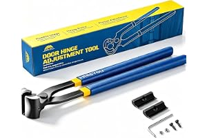 FREEYOU Door Hinge Adjustment Tool for Residential & Commercial Doors | Door Hinge Gap Repair Pliers for Pin-and-Barrel Hinges(Butt Hinge,Flag Hinge,etc.),Hinges Alignment Tool.