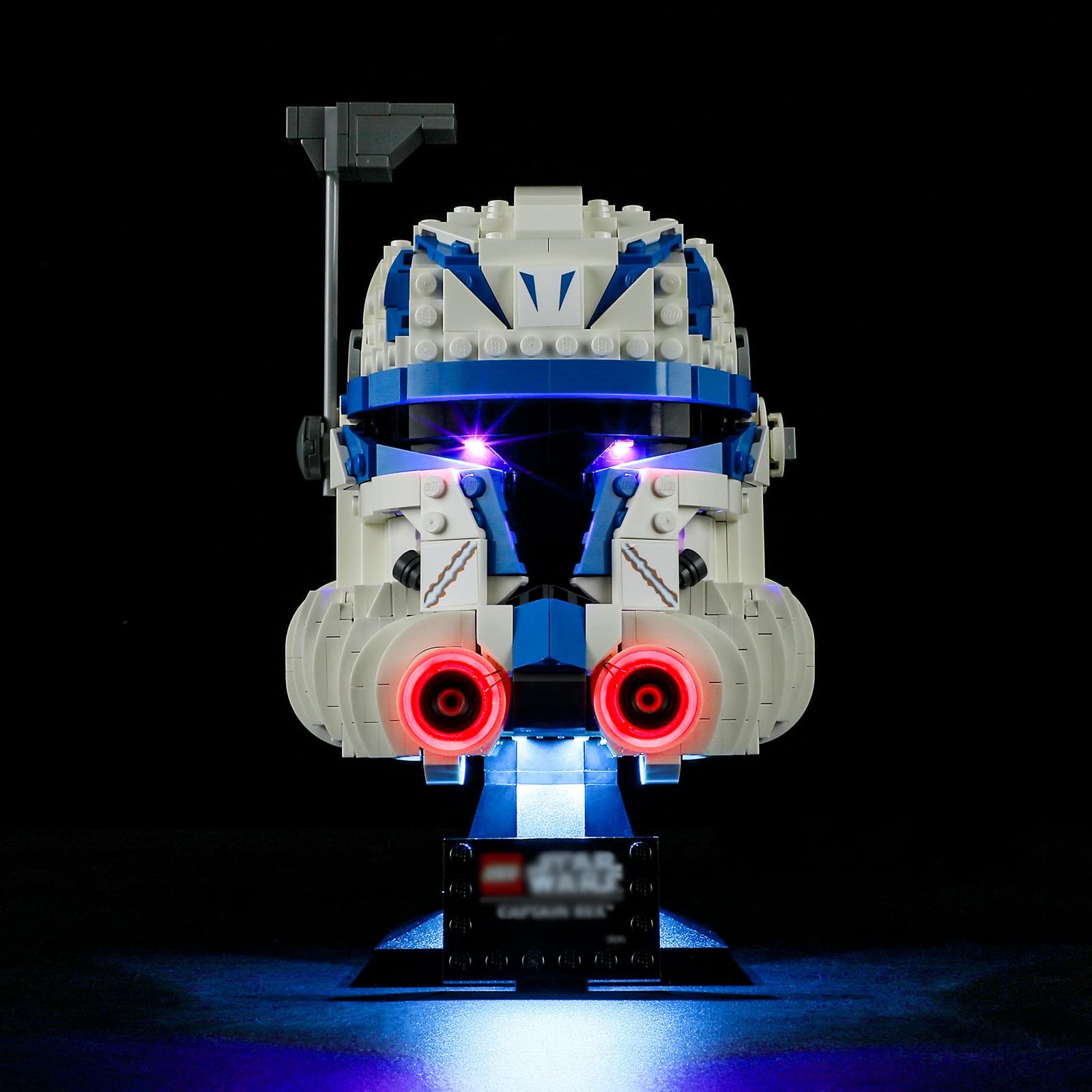 BRIKSMAX Led Lighting Kit for LEGO-75349 Captain Rex Helmet - Compatible with Lego Star Wars Building Blocks Model- Not Include Lego Set