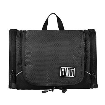 Trousse de toilette homme avec compartiments, à suspendre; pratique pour les voyages et pas cher