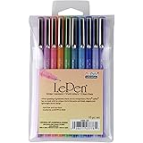 Uchida Of America 4300-10C 10-Piece Le Pen Drawing Pen Set, 0.3 Point Size