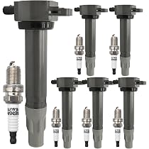 Amazon.com: UF502 Ignition Coil Pack 4606869AA and Iridium Spark ...