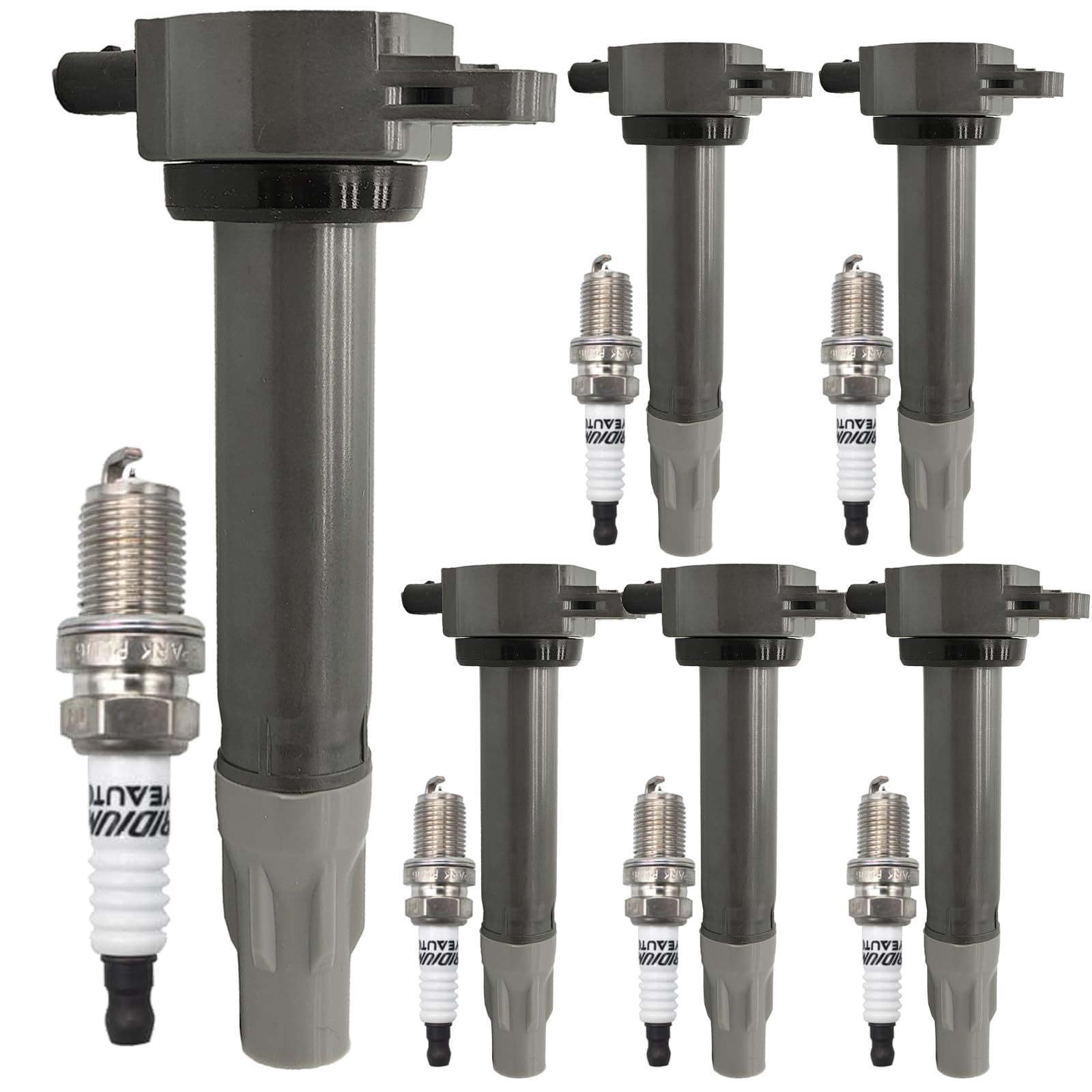 Photo 1 of UF502 Ignition Coil Pack 4606869AA and Iridium Spark Plugs 7781 Set Of 6 Fit For Chrysler 300,Sebring,Town&Country,Pacifica 2006-2010&Dodge Charger,Nitro,Journey,Challenger,Magnum 2006-2011 3.5L 4.0L