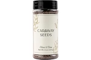 Olive & Vine Caraway Seeds, Earthy & Aromatic, Seasoning for Rye Bread, Sauerkraut, and Goulash, Rich Tradition, Authentic Taste, For Global Recipes