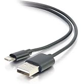 C2G/Cables to Go 35499 Lightning Cable - USB A Male to Lightning Male Sync and Charging Cable, Black (3.3 Feet, 1 Meter)