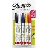Sharpie Oil-Based Paint Markers, Fine Point, 5 Count - Great for Rock Painting