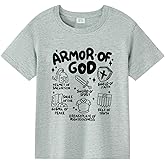 Kids Christian Shirt Toddler Created with a Purpose Shirt Boys Girls Bible Verse Religious Clothes 2-7 Years