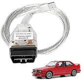 VZG K DCAN Cable for BMW with FT232RL Chip OBD2 Scanner Diagnostic Tool | K+CAN Cable with Switch USB to OBD2 Connector,obdii for BMW E Series 1998-2019 Models, Work with Windows XP/7 32bit System