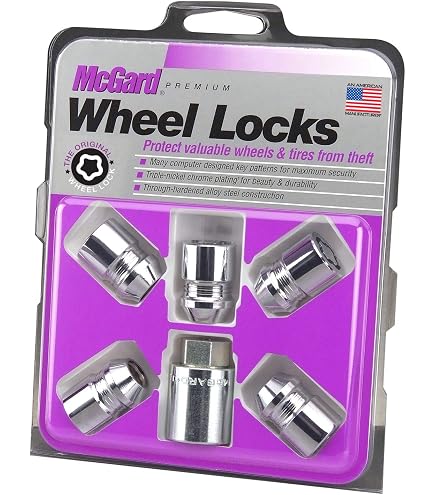 Amazon.com: McGard 24552 Chrome Cone Seat Wheel Locks (M12 x 1.25