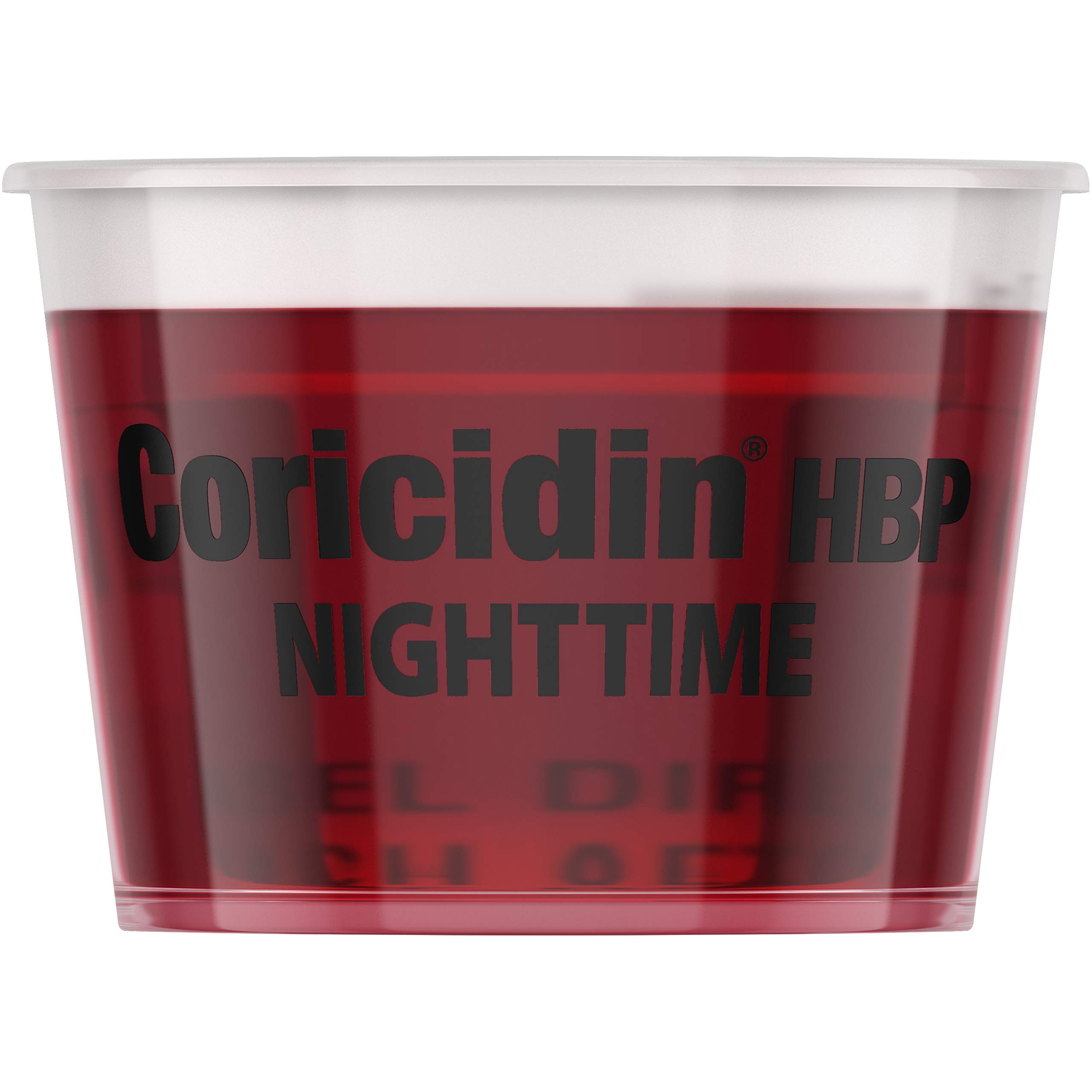 Coricidin HBP Nighttime Multi-Symptom Cold Liquid Cherry 12 oz