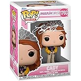 Lindsay Lohan Cady Heron #1703 Facsimile Signed Reprint Laser Autographed Funko POP! Movies Mean Girls Figurine with Protector Case