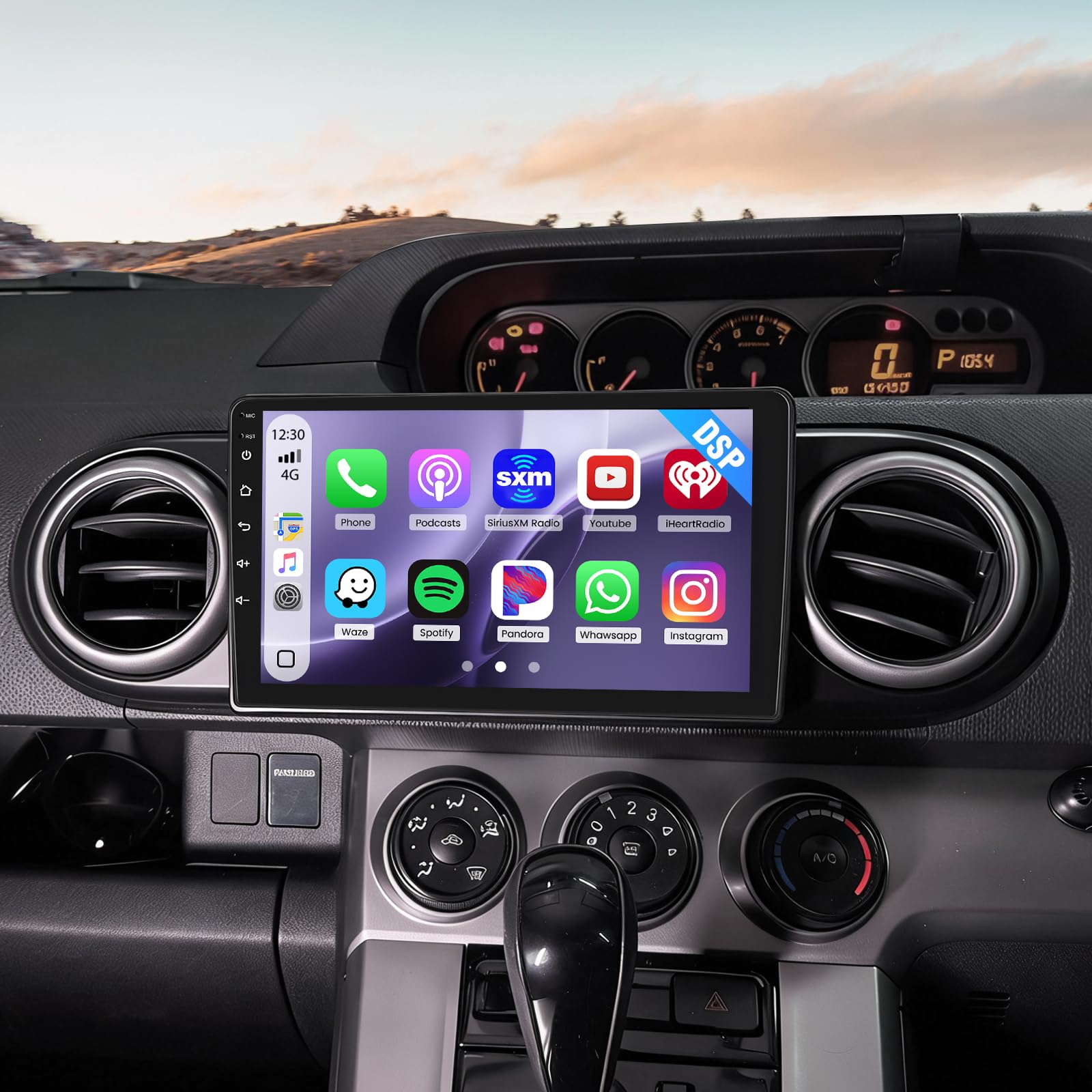 Photo 1 of [DSP & EQ] 2+64G Android 13 Car Radio for Toyota Scion xB 2007-2016, 9 Inch IPS HD Touch Screen for Scion xB Car Stereo Wireless CarPlay Android Auto GPS Navigation Bluetooth FM RDS 5G WiFi SWC