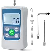 BAOSHISHAN 100N Digital Push Pull Force Gauge, High-Accuracy Tension Meter | 4-Unit Switch N/Lb/Kg/Oz, Backlit LCD, Included Storage Case, 0-15Min Auto Power-Off, for QC/Destructive Load Tests