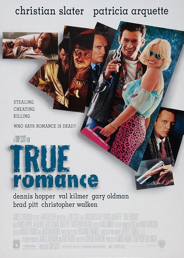 True Romance Christian Slater Brad Pitt James Gandolfini Movie Film A3