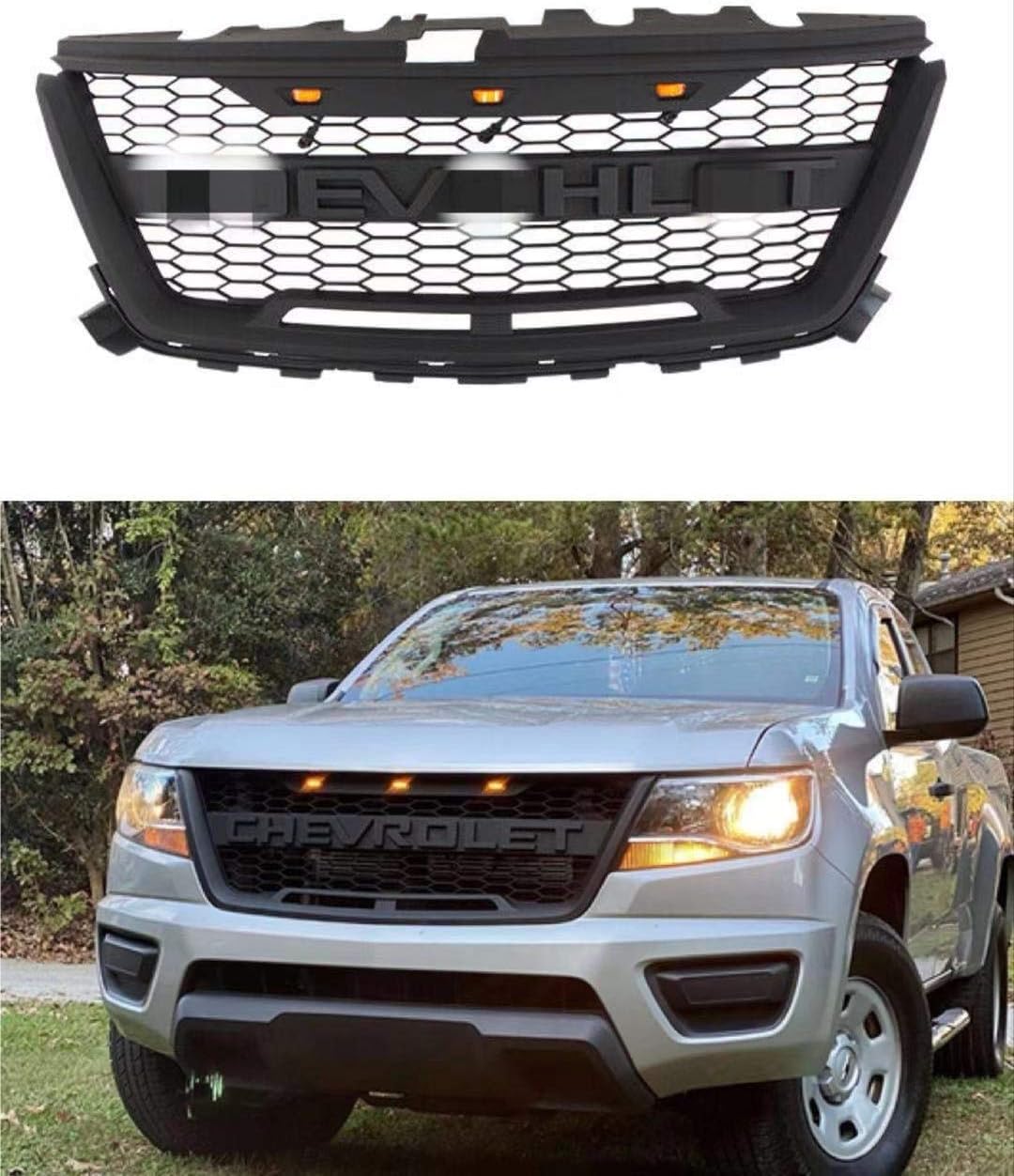 Amazon.com: Front Grille for Chevrolet Colorado 2016-2019 Mesh Grill