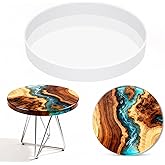 Vehipa Extra Large Resin Table Mold,14 Inch Round Resin Mold for River Table, Resin Artwork, DIY Crafts,Cutting Board, Deskto