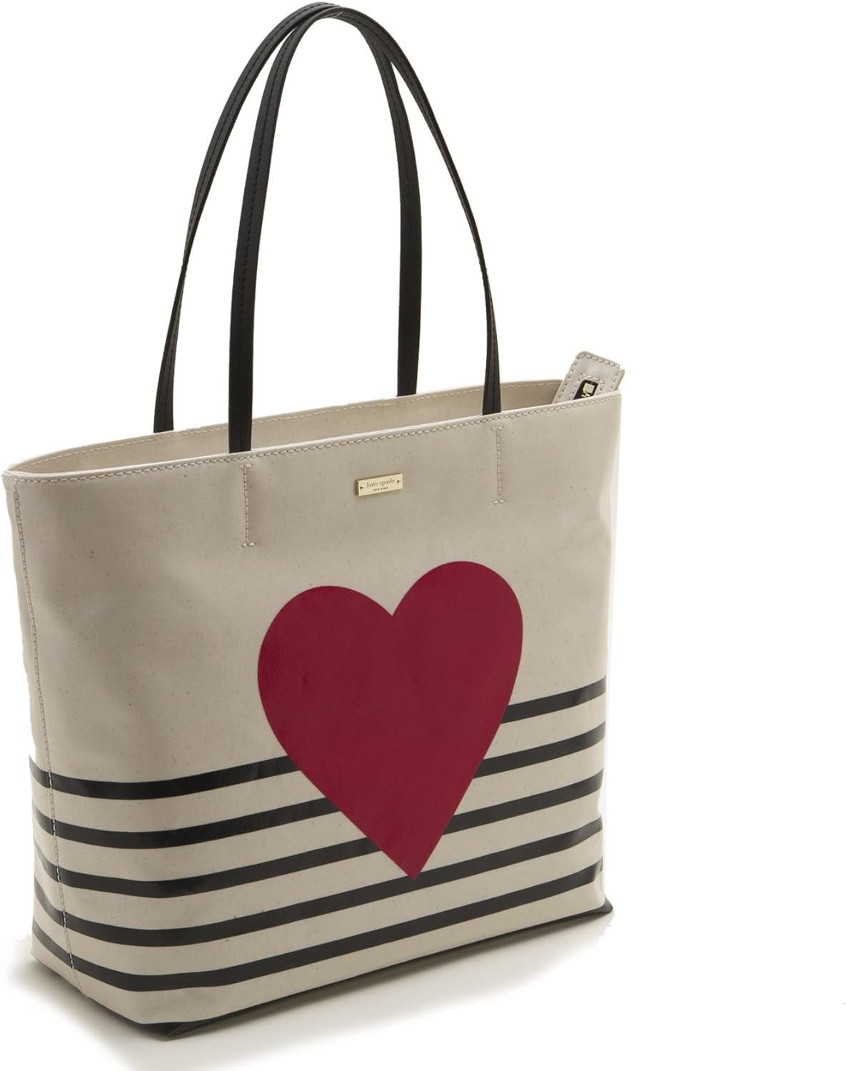 Amazon (ケイトスペード) kate spade PXRU8341 ユアーズ トゥーリー ハート ストライプ ハリー レディース 鞄