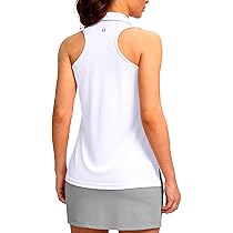 ★ODOR★ Slim sleeveless P0000FQW Amazon.com: SANTINY Womens Sleeveless Golf Shirt Racerback V