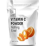 It's Just - Vitamin C Powder, 100% Pure Ascorbic Acid, Food Grade, Immune Support, Homemade Cosmetics (11oz)