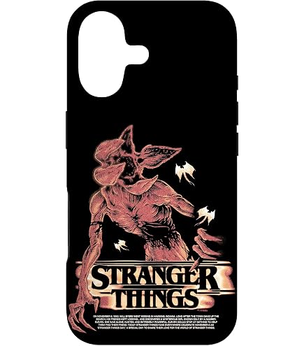 Amazon.com: Stranger Things Red Bold Logo Case for iPhone 17