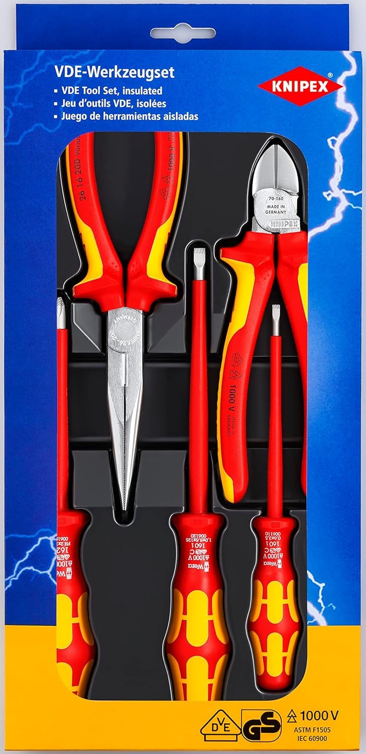 KNIPEX VDE Tool Set 5 Parts, 00 20 13