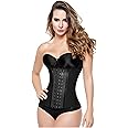 Ann Michell Waist Trainer, Premium Latex Compression Corset, Adjustable Hourglass Figure Shaping, Curvy Silhouette - 3 Hooks