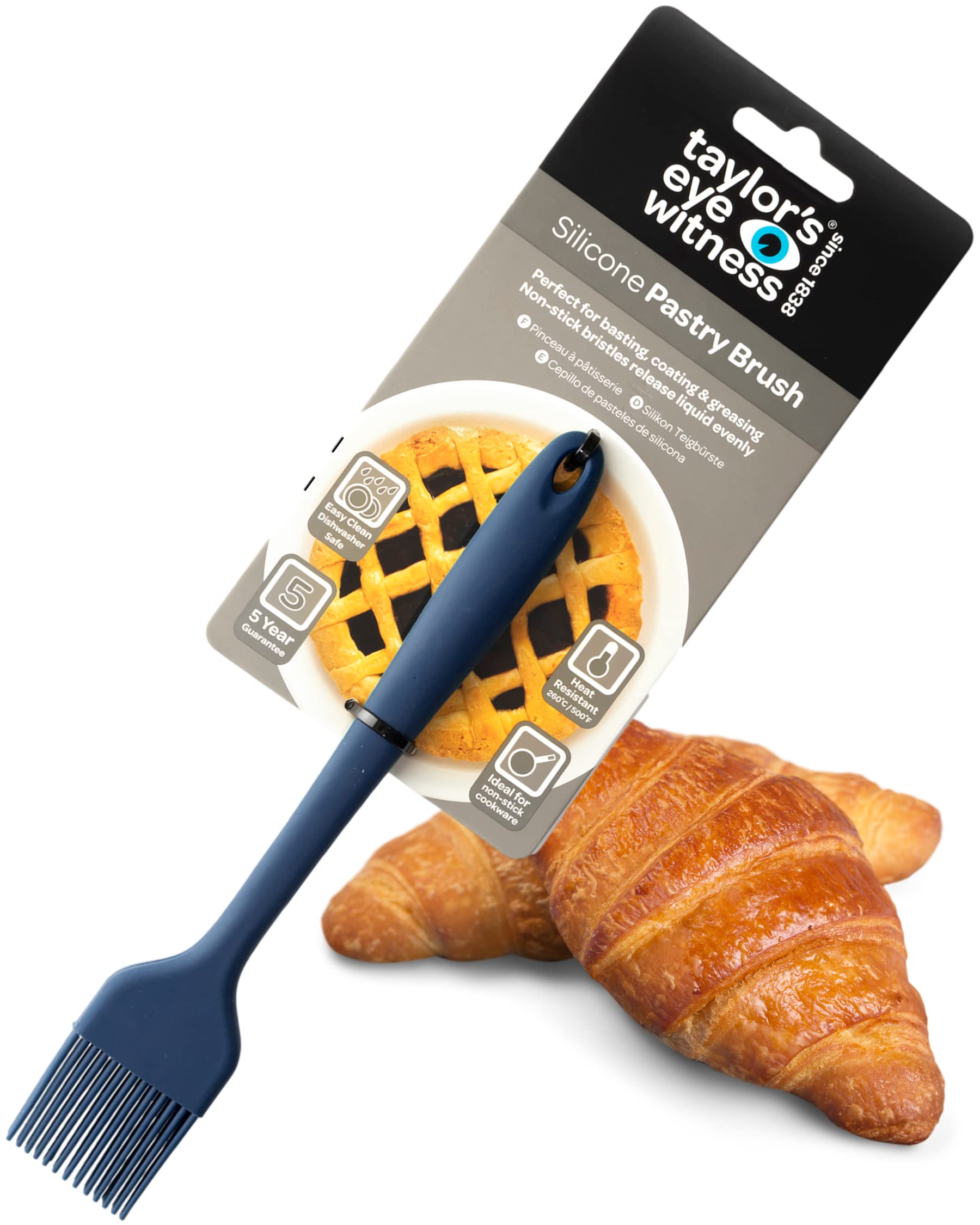 Taylors Eye Witness Denim Blue Silicone Pastry Coating Brush