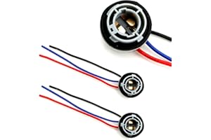 iJDMTOY 1157 7528 Wiring Harness Sockets Compatible with LED Bulbs, Turn Signal Lights, Brake Lights