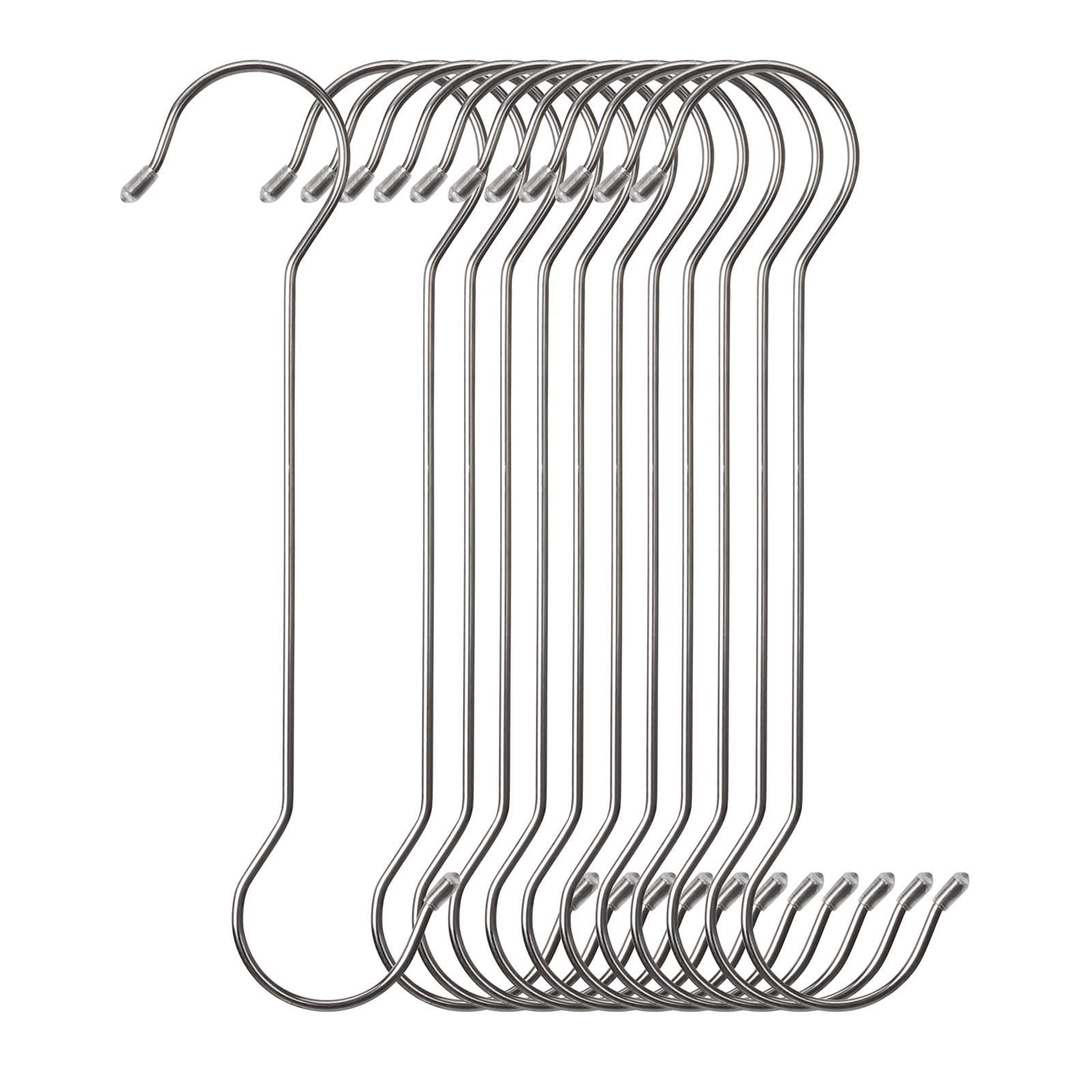 Photo 1 of EveStroKA 12 Pack 11.8 Inch S Shape Hooks Large Stainless Steel Metal for Hanging Heavy Duty Bird Feeders (11.8Inch/12pack)