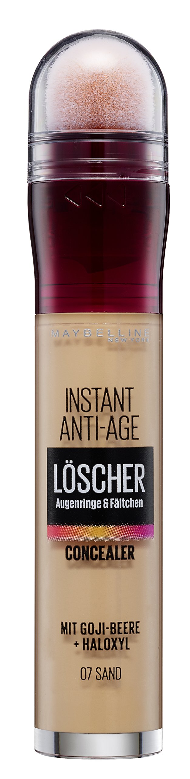 Maybelline New York Concealer Pen, Instant Anti-Age Effect Concealer, Eraser with Micro Erase Applicator, No.07 Sand, 6.8 ml — image 1
