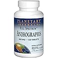 Planetary Herbals Full Spectrum Andrographis 400mg Support Healthy Digestive, Cardiovascular & Unrinary Systems - Support For