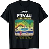 Activision Pitfall Distressed Game Cover Retro Video Game T-Shirt