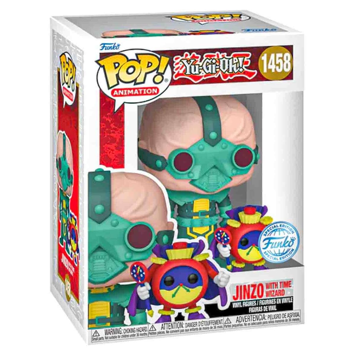 Funko POP & Buddy! Vinyl: Animation - Jinzo & Time Wizard - Yu-GI-Oh! - Collectable Vinyl Figure - Gift Idea - Official Merchandise - Toys for Kids & Adults - Anime Fans - Model Figure for Collectors