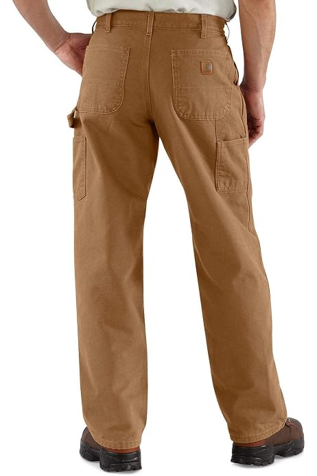 Canvas Flannel-Lined Utility Work Pant 