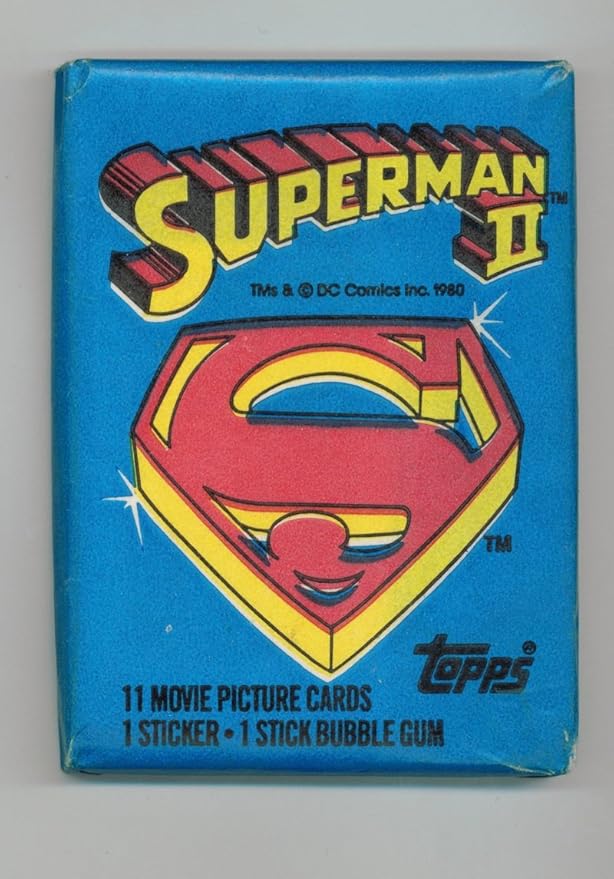 1981 Superman II Sealed Trading Card Pack at Amazon's Entertainment