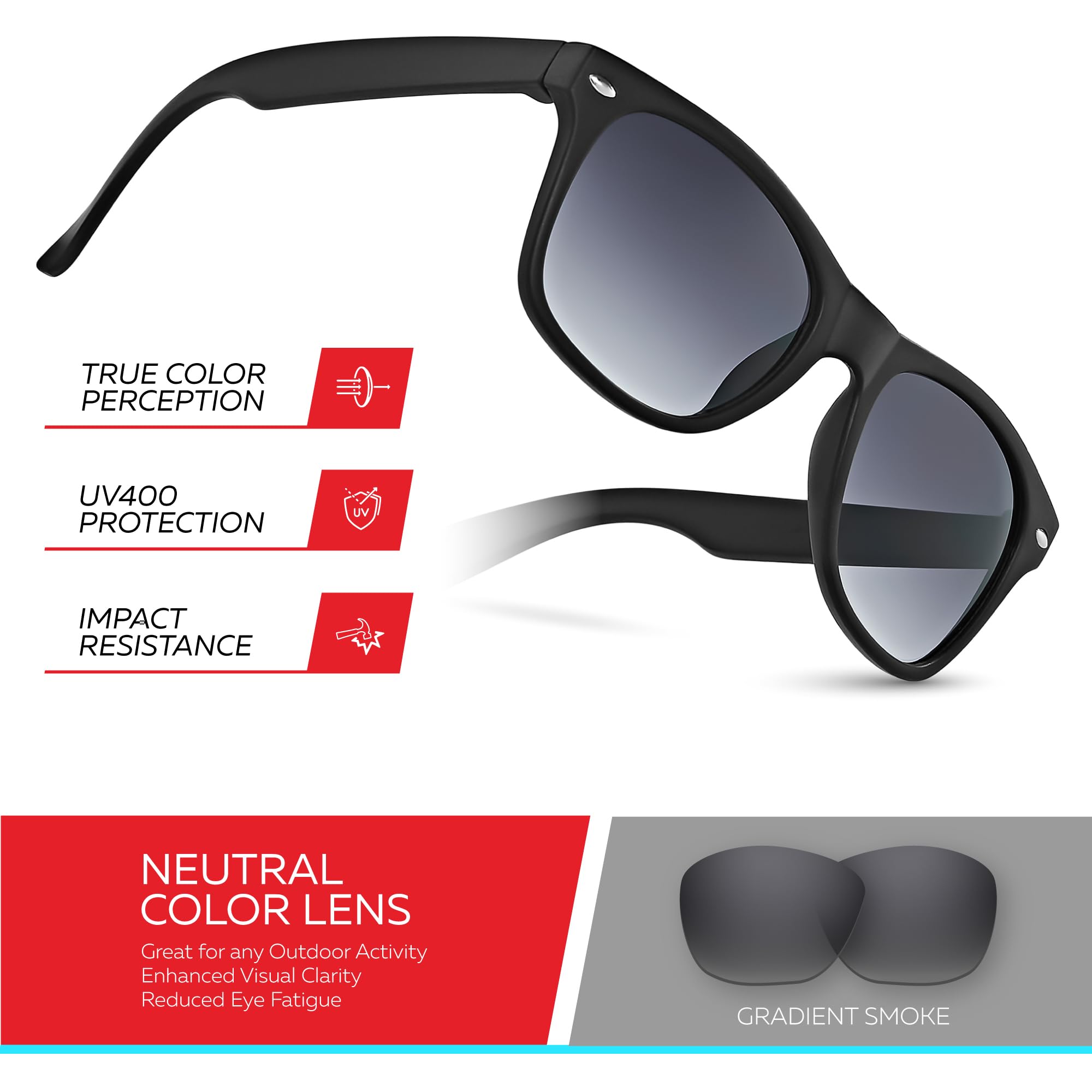 Retro Rewind Kids Sunglasses for Boys Girls Age 3-12 - Shatterproof UV400 Toddler Children Sun Glasses