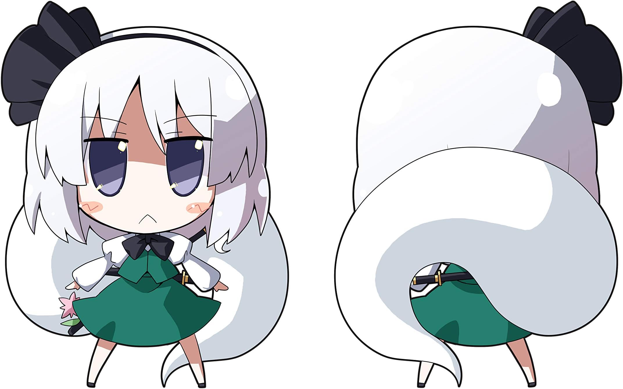 Touhou Konpaku Youmu 2-sided Rubber Key Holder by Pink