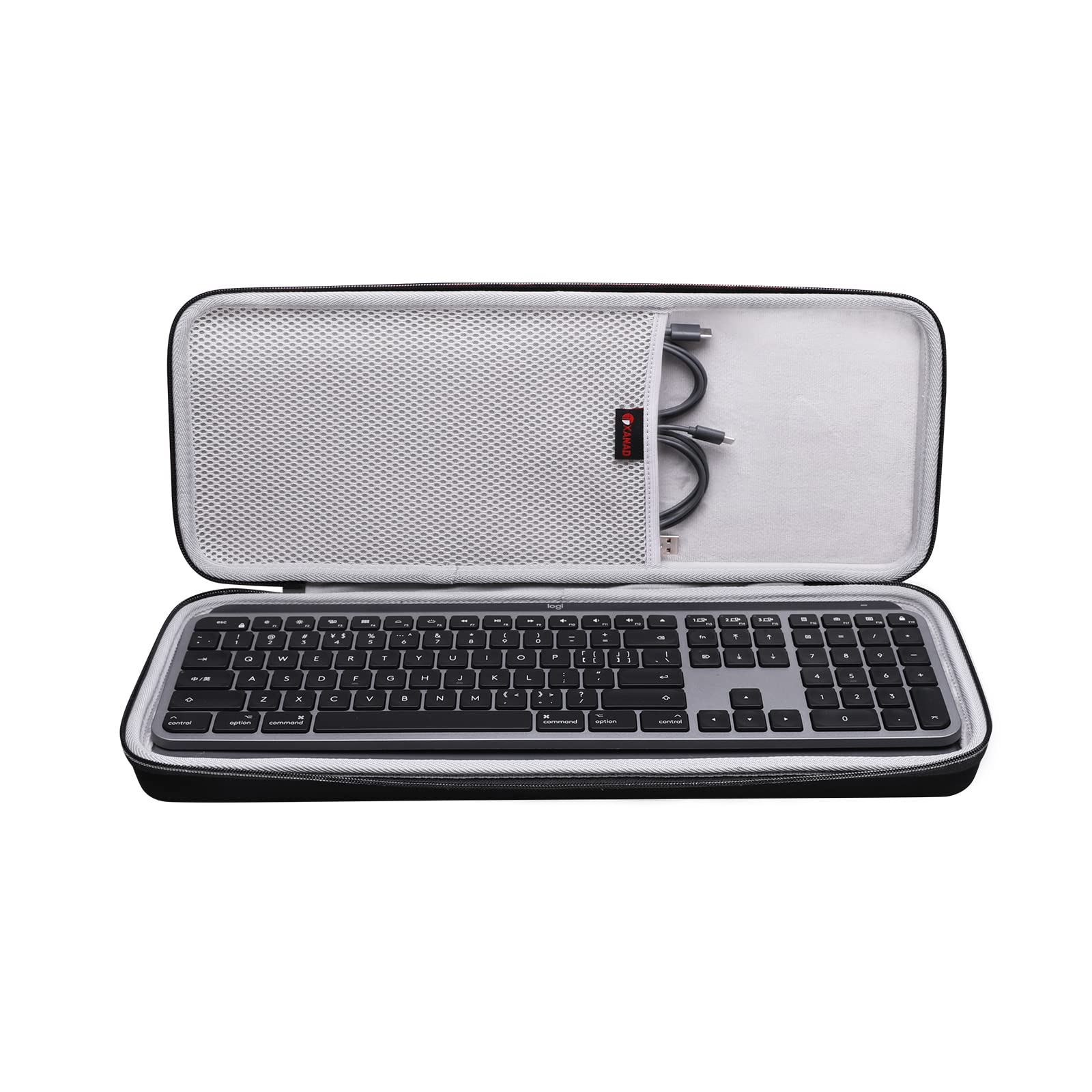 XANAD Case for Logitech MX Keys Advanced Wireless Illuminated Keyboard/Logitech MX Keys for Mac (Case Only)