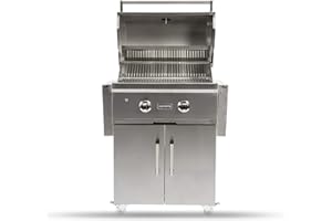 COYOTE OUTDOOR LIVING Coyote Outdoor Kitchen Grill | 28- inch Freestanding Natural Gas Grill | 2 Burner Barbecue | Premium BBQ | Great For Outdoor Kitchens | Top-Tier Warranty | C-Series C1C28NG-FS