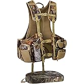 AMHEH Turkey Hunting Vest - Magnetic Seat Cushion, Game Pouch, Quick Access, Silent and Anti Glare, Fit Most Men's Body