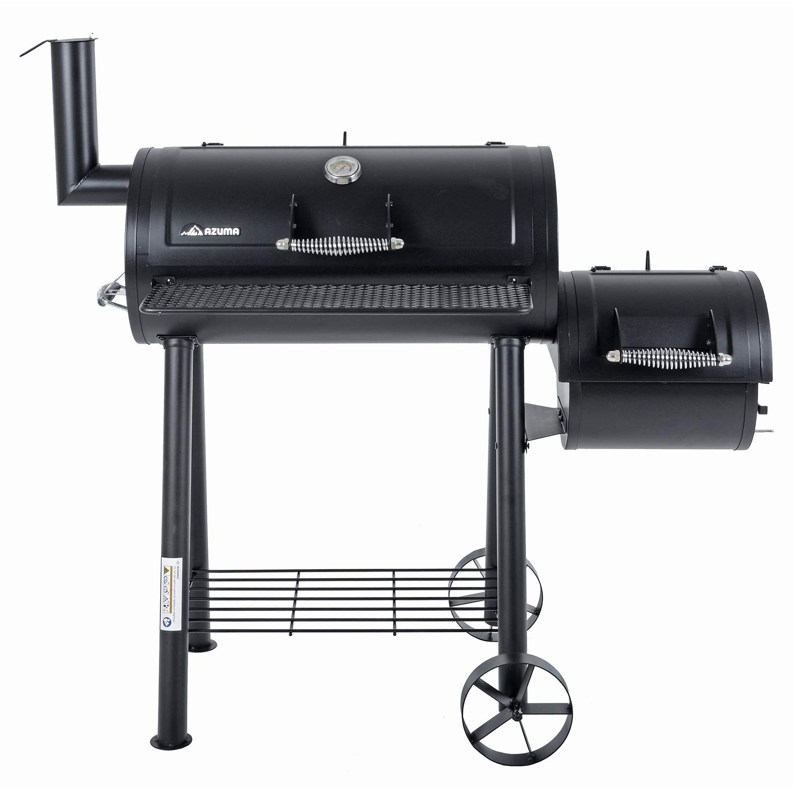 Buy Azuma Bandit Barrel BBQ Charcoal Grill Wood Smoker Firebox Black