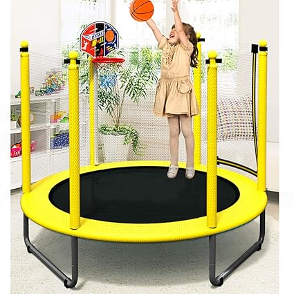 Amazoncom Soges 60 Trampoline With Enclosure Net Mini #trampolines #for #small #spaces