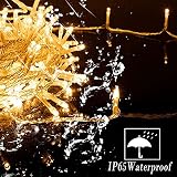 Lezonic 120 LED String Lights Mains Powered 12M Waterproof Warm White view 3