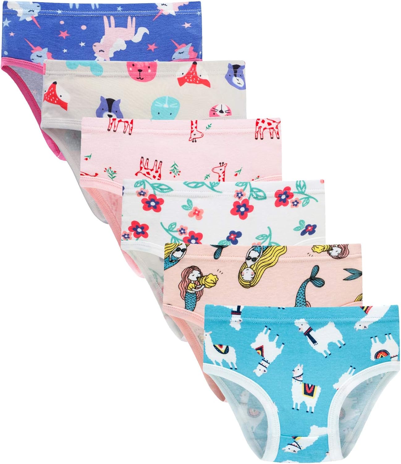 Baby Soft Cotton Underwear Little Girls'Briefs Toddler