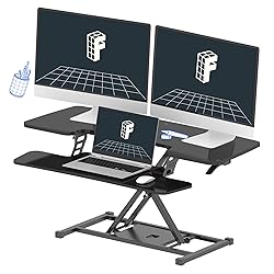 FLEXISPOT 40" Wide Standing Desk Converter Sit to