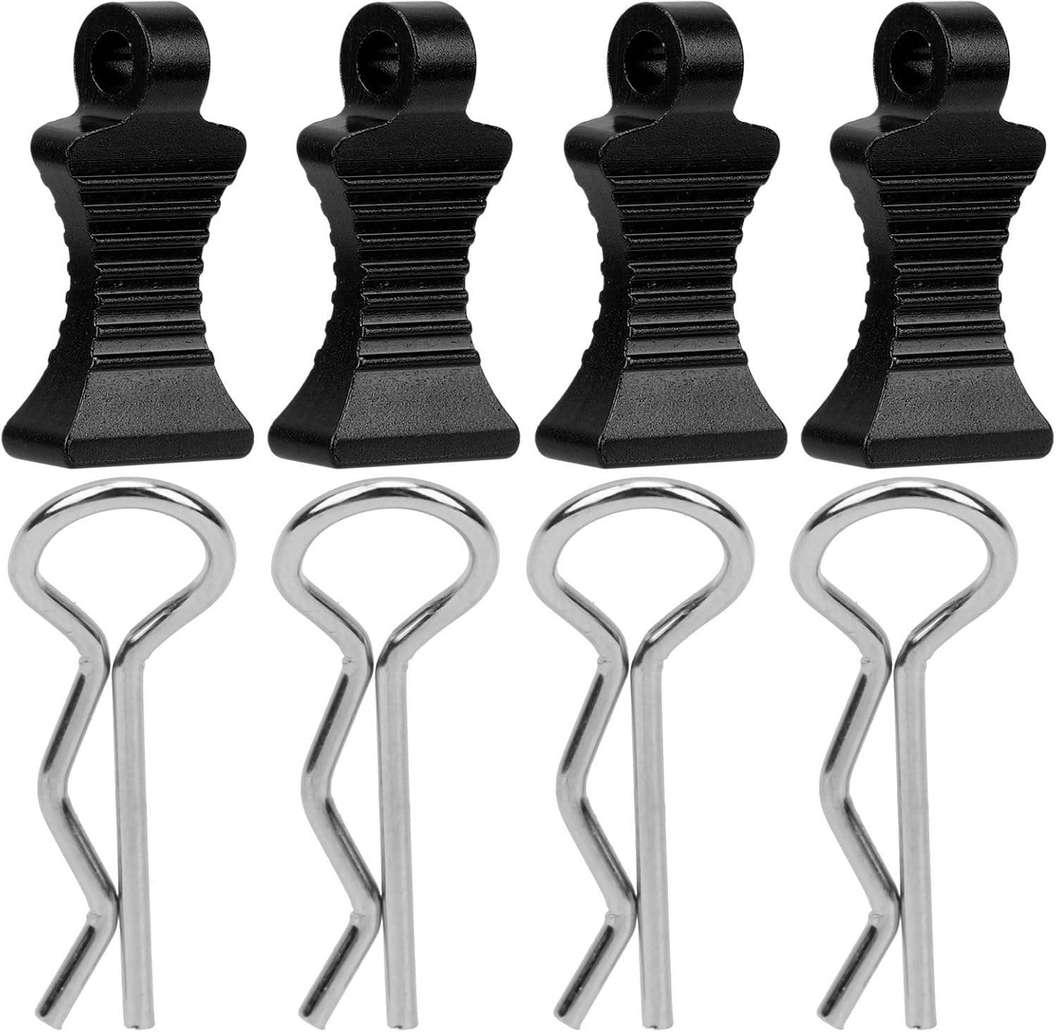 RC Accessories, RC Body Clips R‑Type Body Shell Clips, 1/8 R‑Type Body