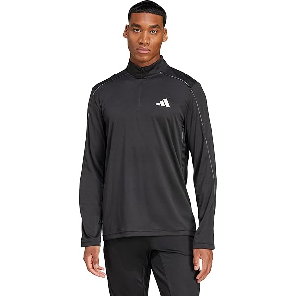 トップス adidas adidas Under the Lights Long Sleeve 1/4 Zip Knit Top